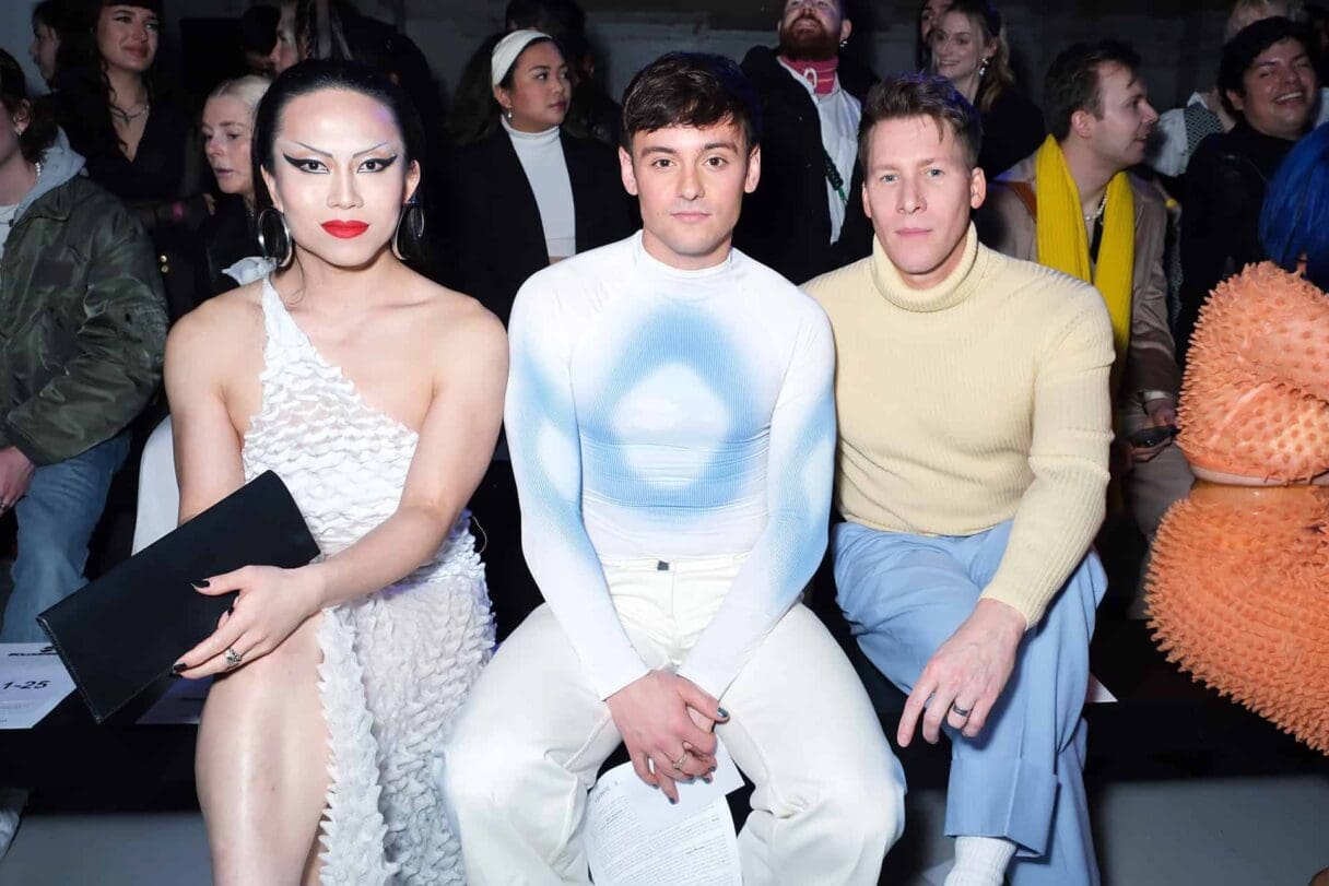 tom daley, dustin lance black at chet lo aw23