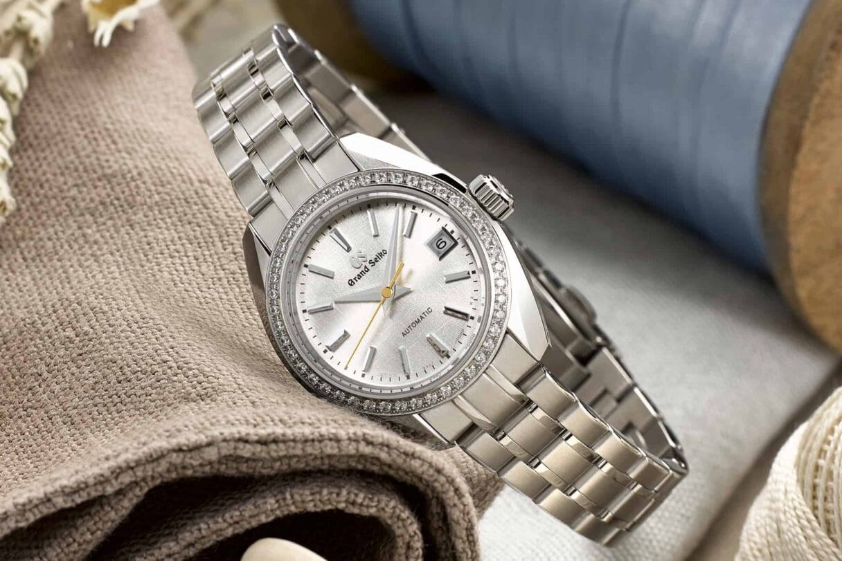 grand seiko elegance white linen