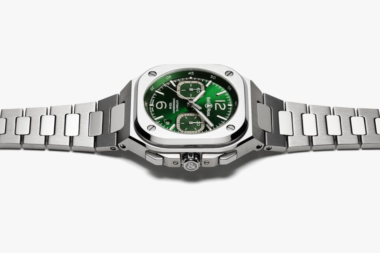 bell 7 ross br 05 green chrono steel