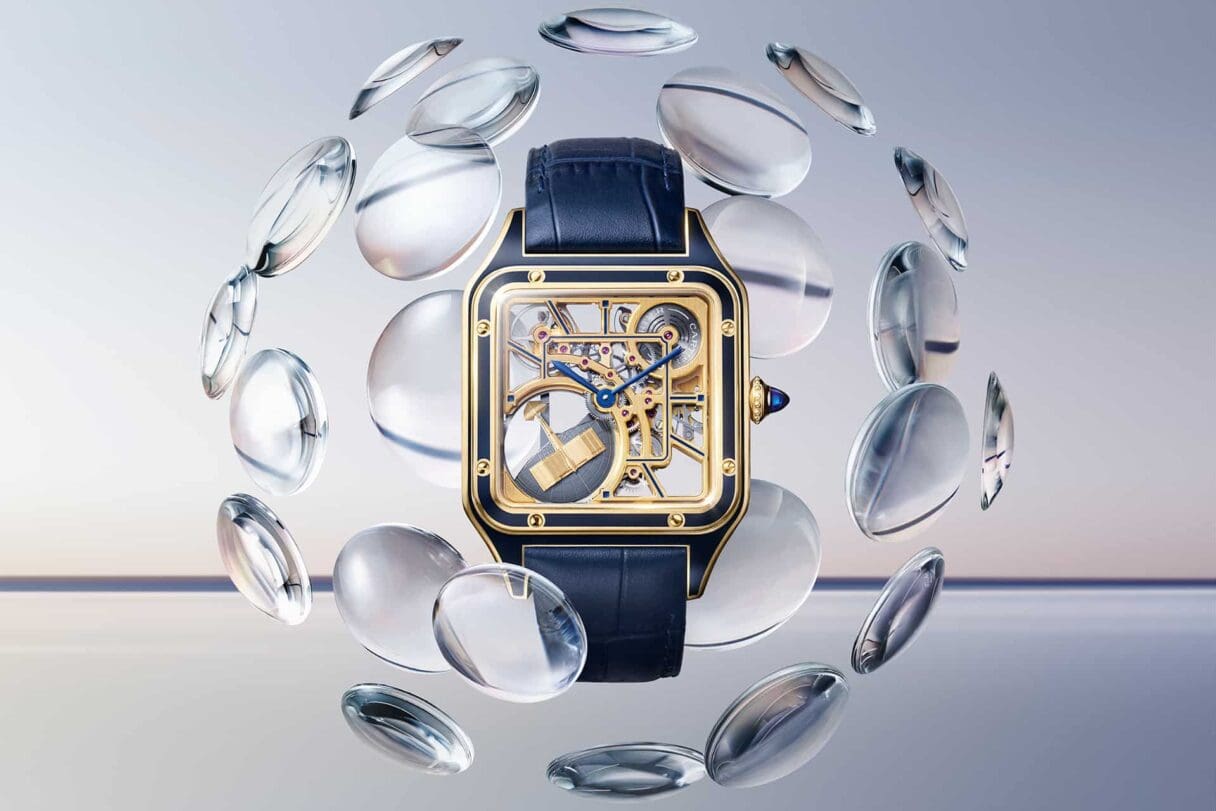 cartier santos-dumont skeleton watch