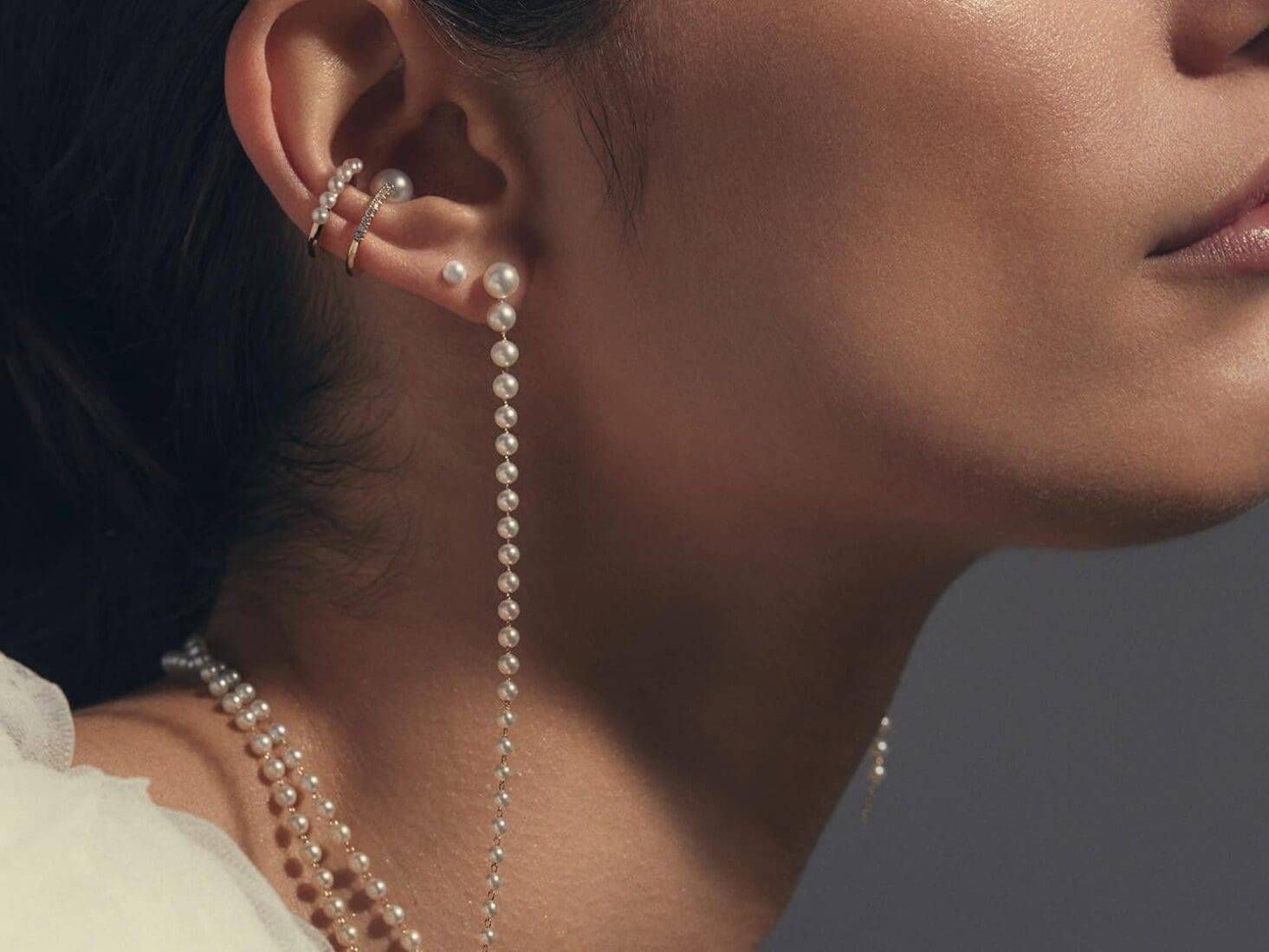 pearl earrings