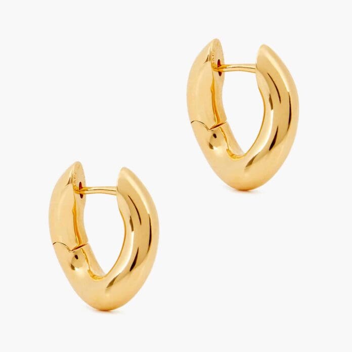 balenciaga hoop earrings