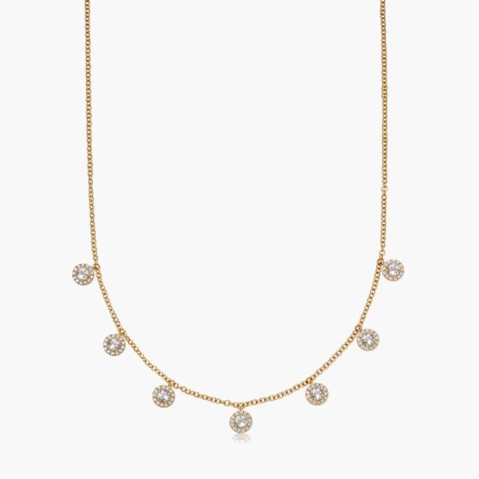 kiki mcdonough white topaz necklace