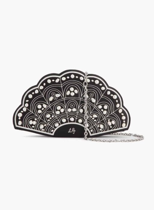 lulu guinness fan clutch