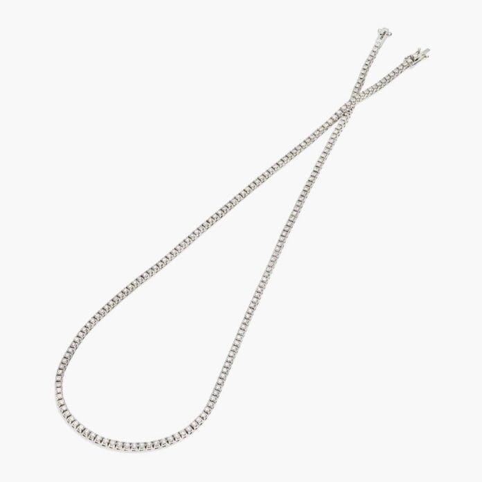 mozafarian tennis necklace
