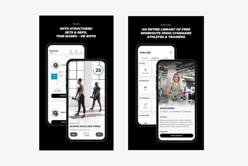 gymshark fitness apps