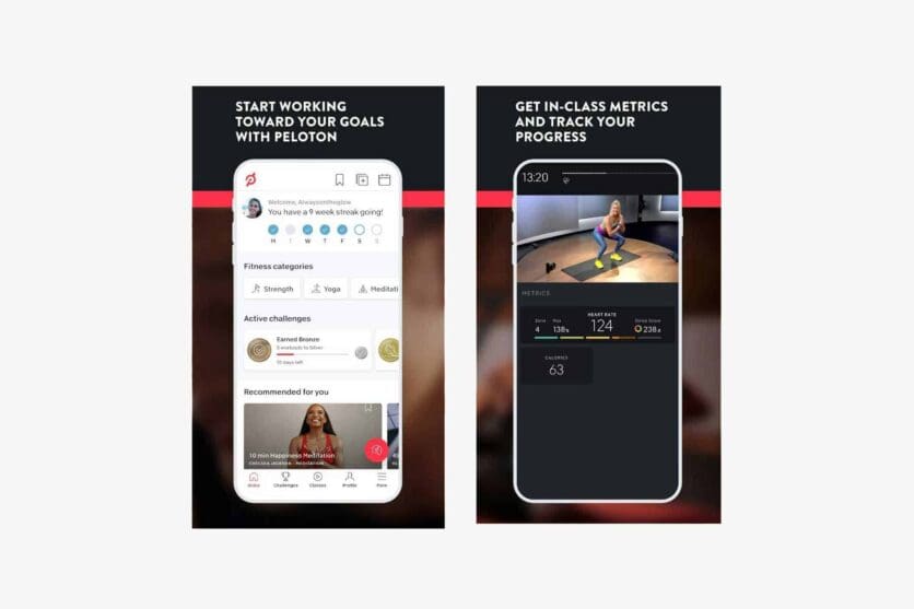 peloton fitness apps