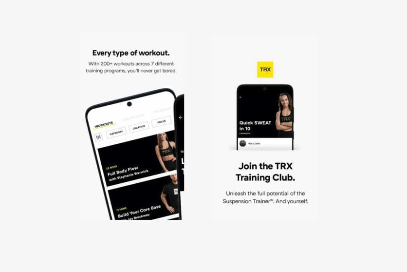 trx fitness apps