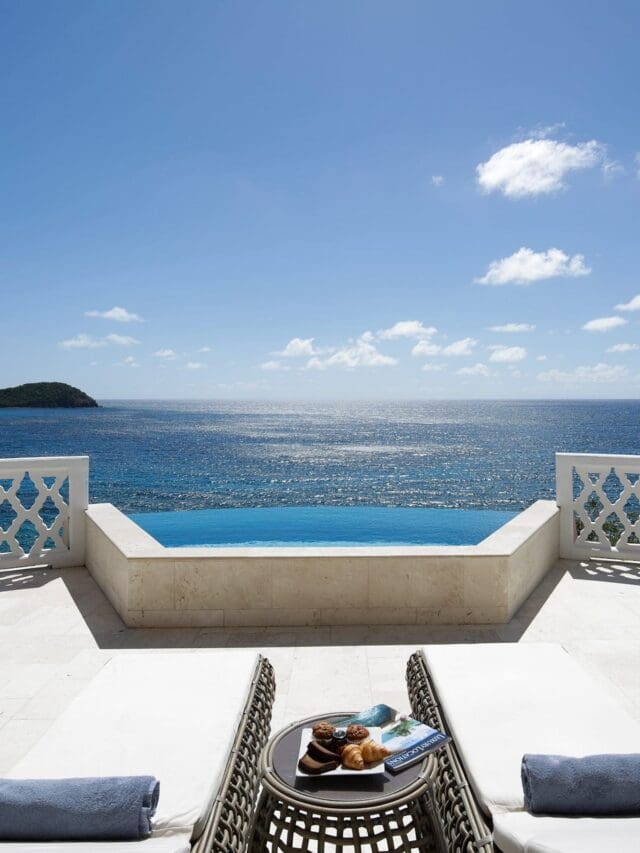 curtain bluff pool suite
