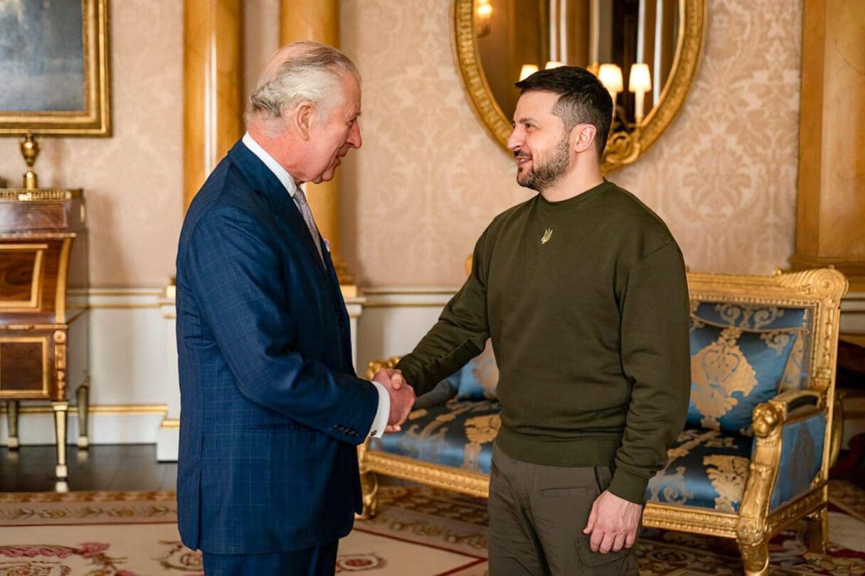 King Charles III, President Volodymyr Zelenskyy