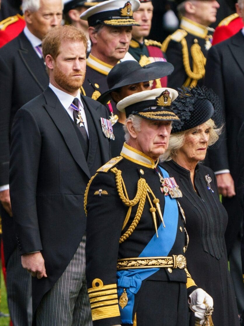 King Charles III, Prince Harry, Queen's funeral