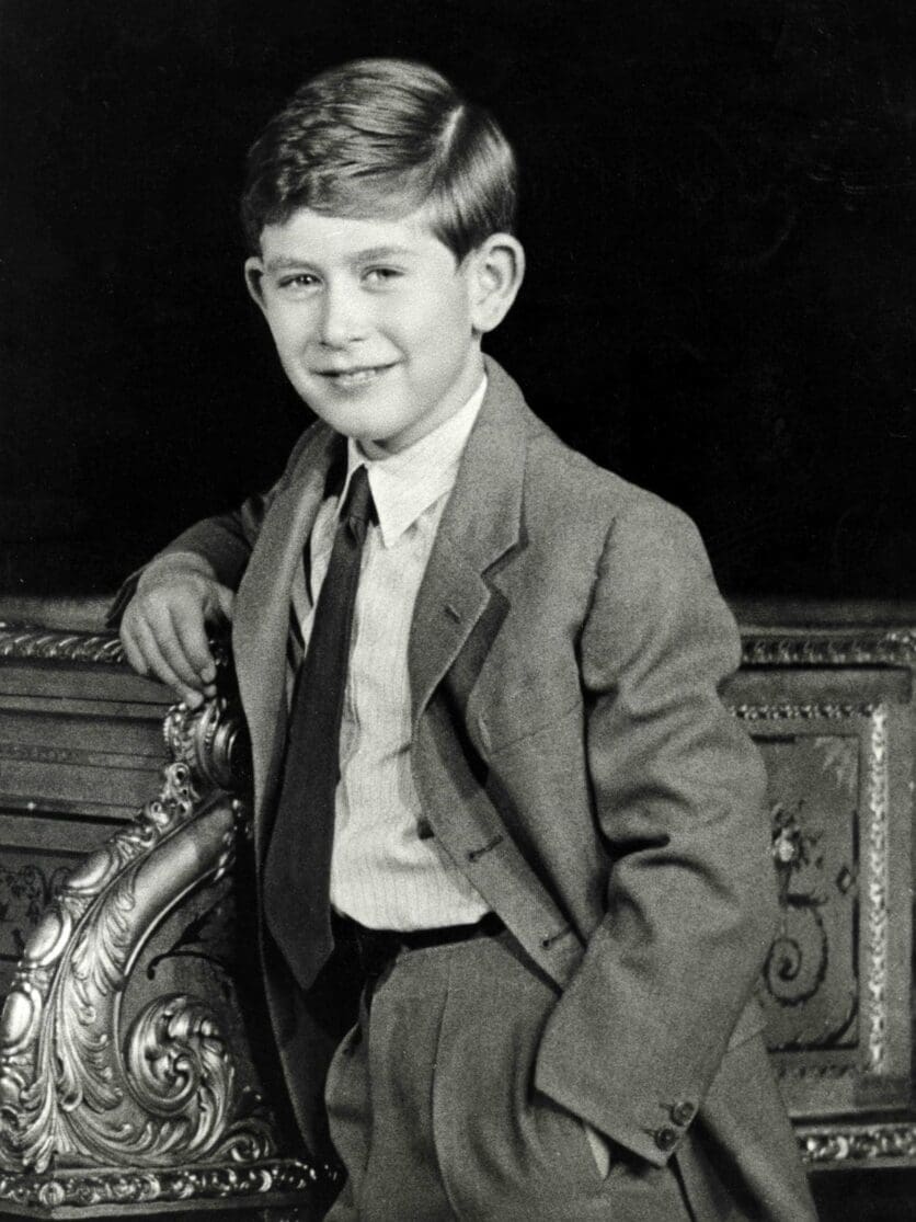Prince Charles as a school boy