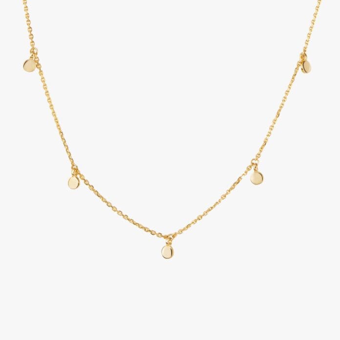 mejuri dot chain necklace