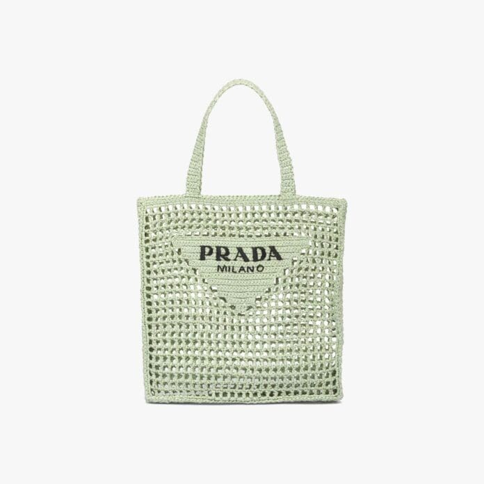 Prada crochet tote beach bags