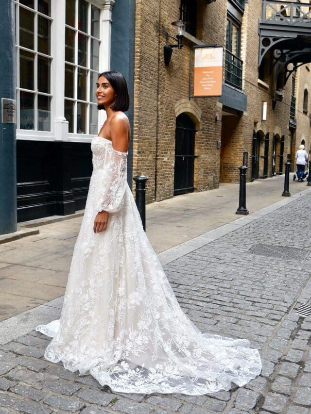 the loop wedding dress