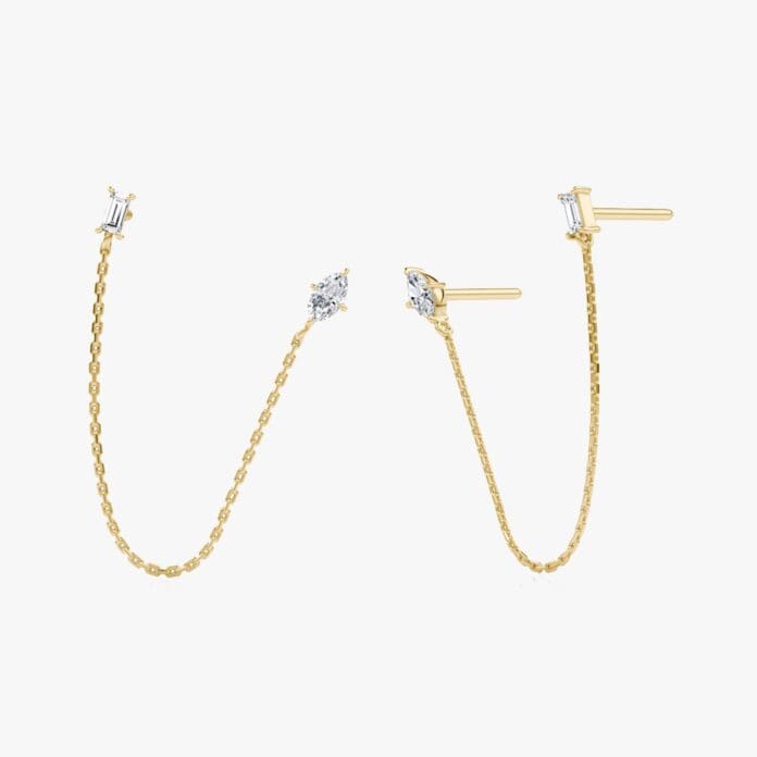 vrai draped earrings