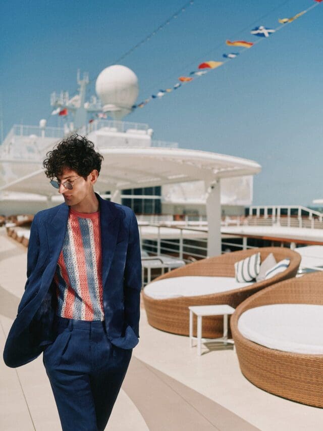 Luxury summer fashion photoshoot boat yacht