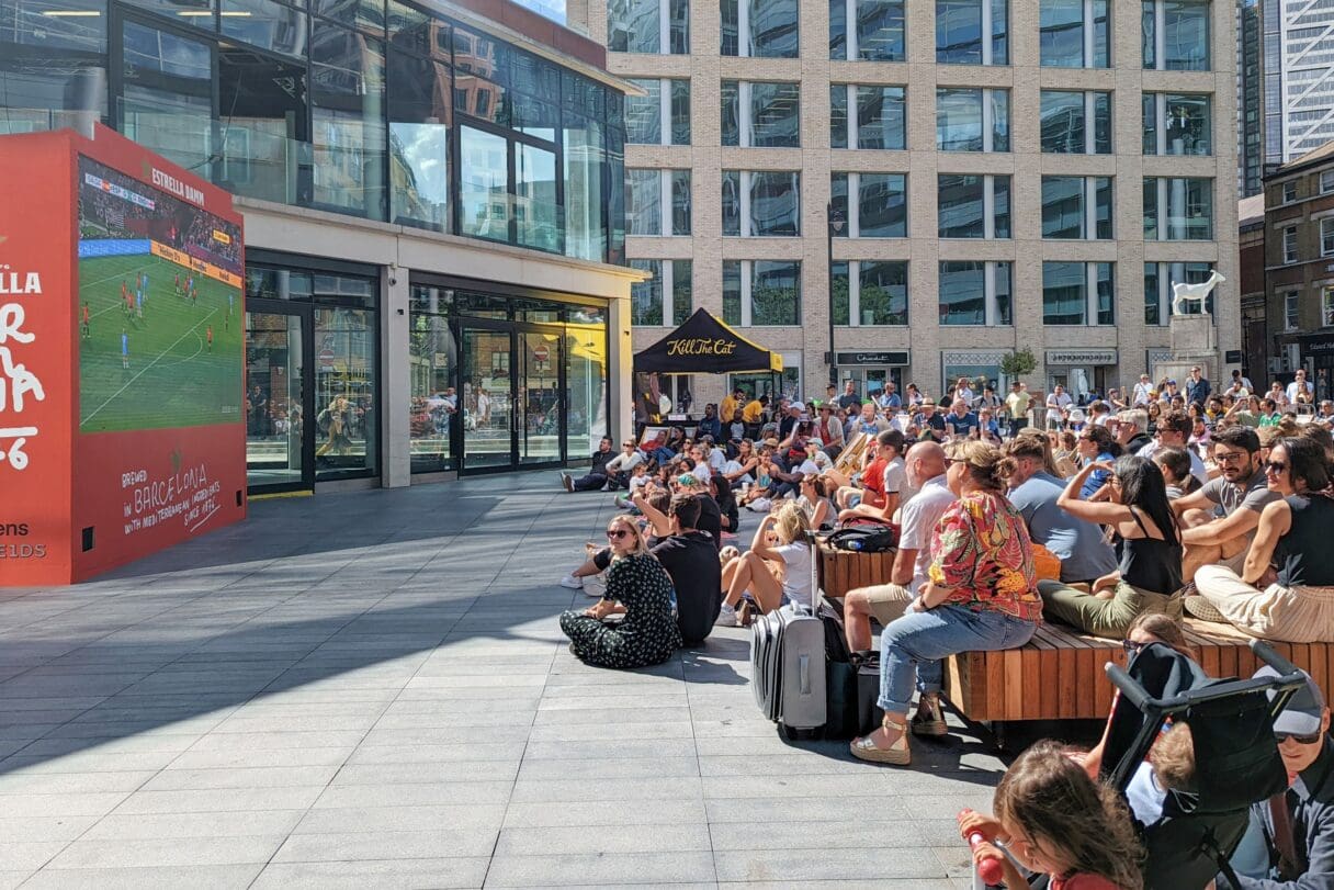 Wimbledon screenings at Spitalfields
