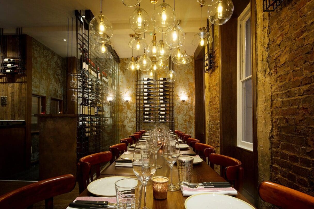 the ninth private dining room