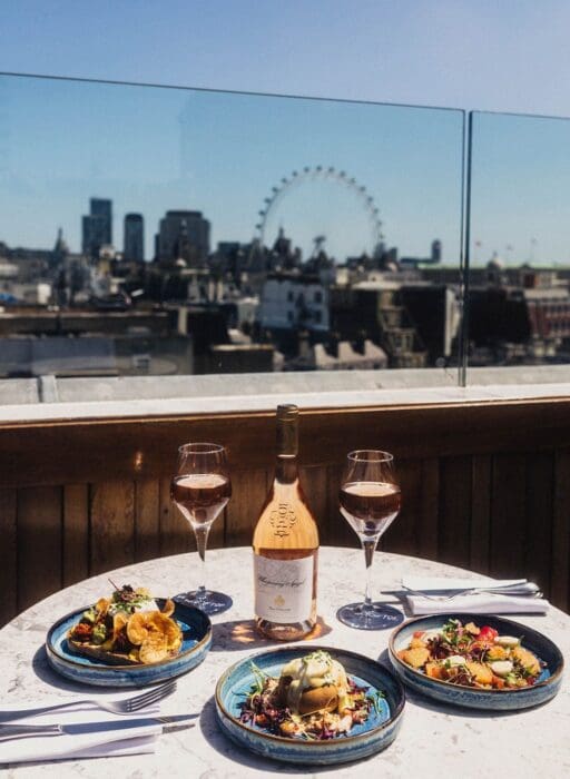 whispering angel rooftop terrace trafalgar st james