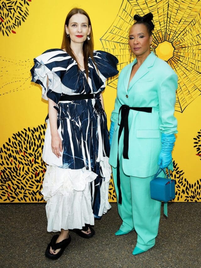 Roksanda Ilinicic and Golda rosheuvel serpentine