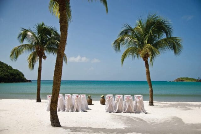 Beach wedding Carlisle Beach, Antigua