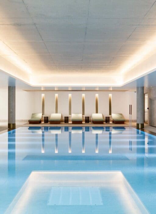 properties with swimming pools battersea power station