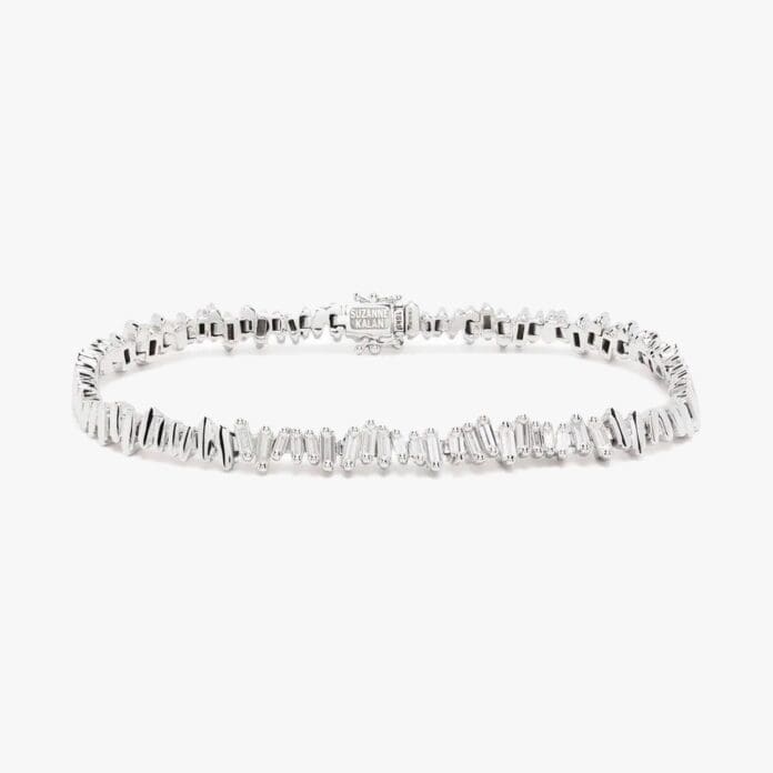 Suzanne Kalan 18k white gold diamond bracelet
