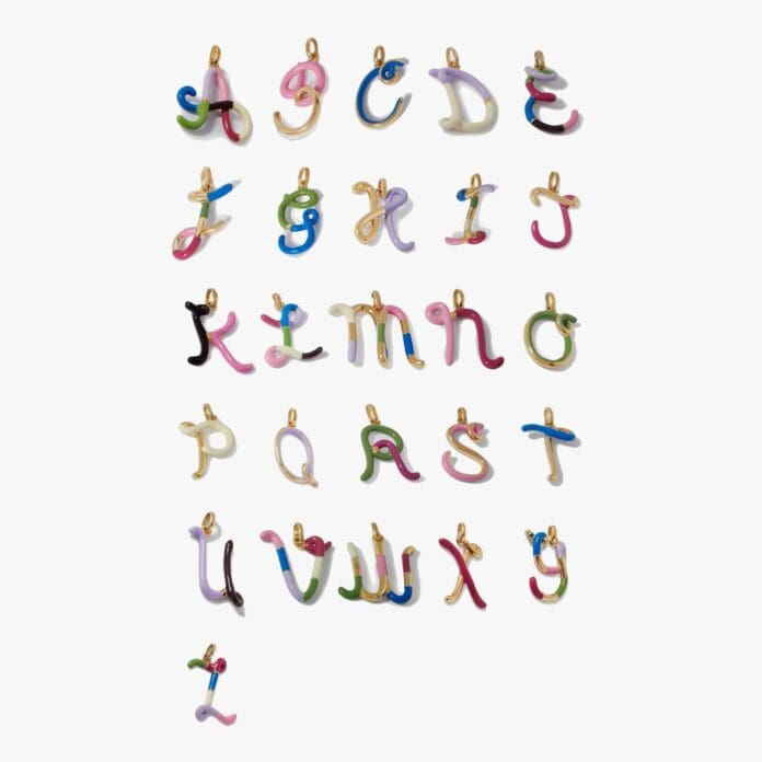 bea bongiasca enamel letters