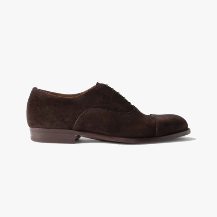 Dunhill Mount Suede Oxford Shoes