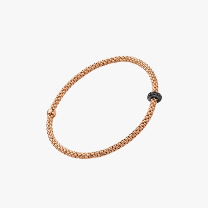 Fope Prima rose gold and diamond bracelet