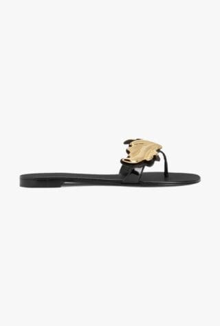 Giuseppe Zanotti Cruel flat leather flip flops