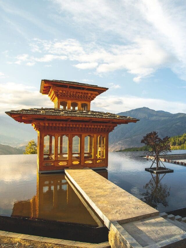 six senses thimphu bhutan pool