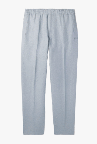 Zegna Straight-Leg Linen Chinos