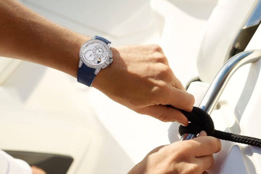 harry winston ocean collection ocean date moon phase