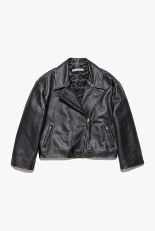 Acne Studios sanded leather jacket