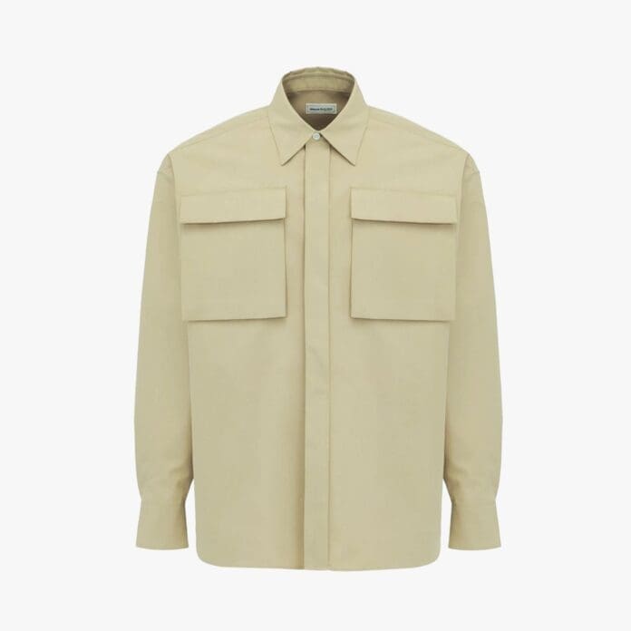 Alexander Mcqueen flap pockets overshirt