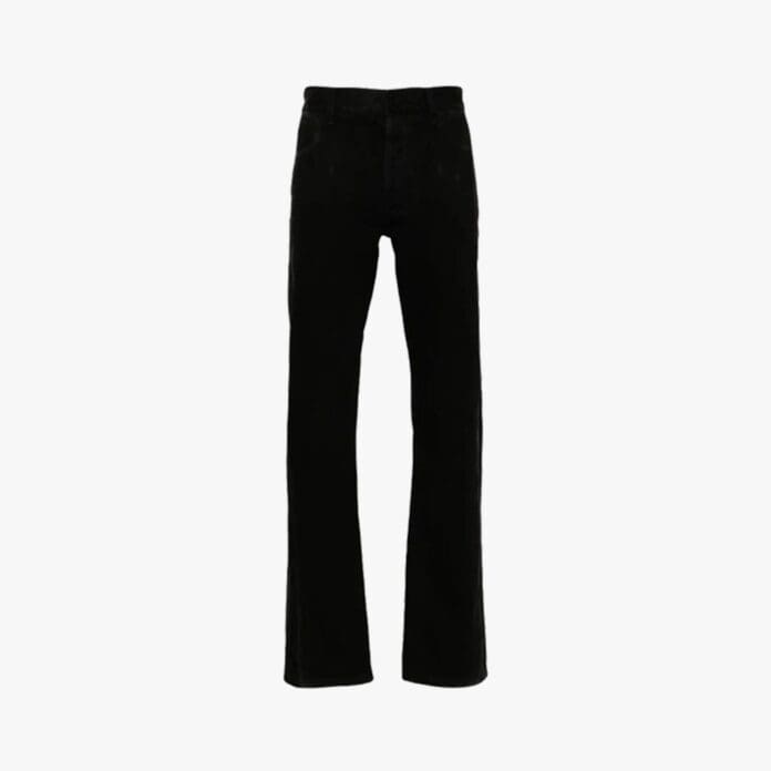 Alexander McQueen logo-patch jeans