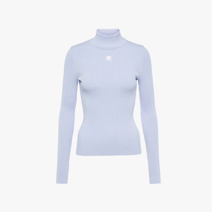 Courrèges ribbed-knit sweater