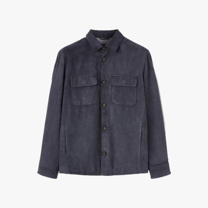 Loro Piana suede overshirt