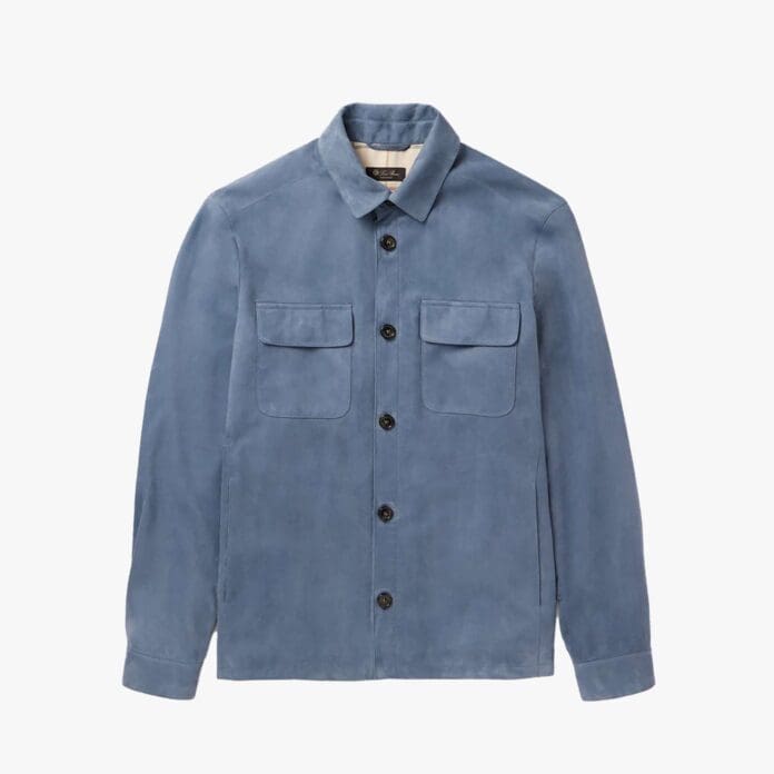 Loro Piana suede overshirt
