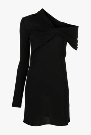 Saint Laurent twist-front minidress