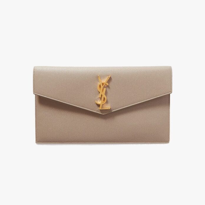 saint laurent uptown leather pouch