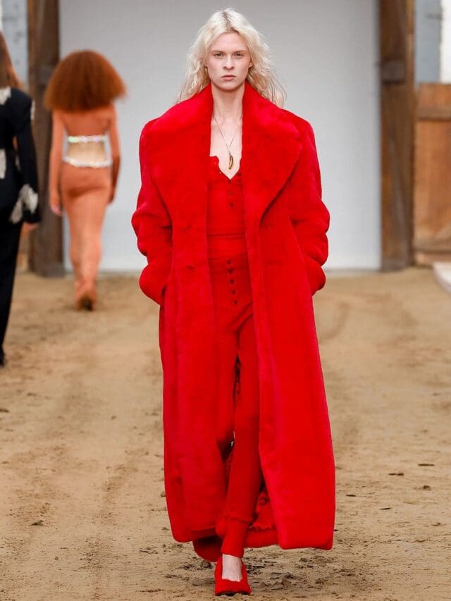 stella mccartney aw23 red
