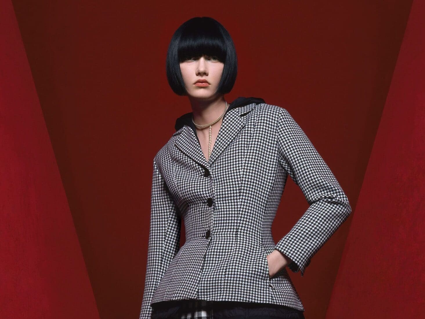 AW23 checked fashion