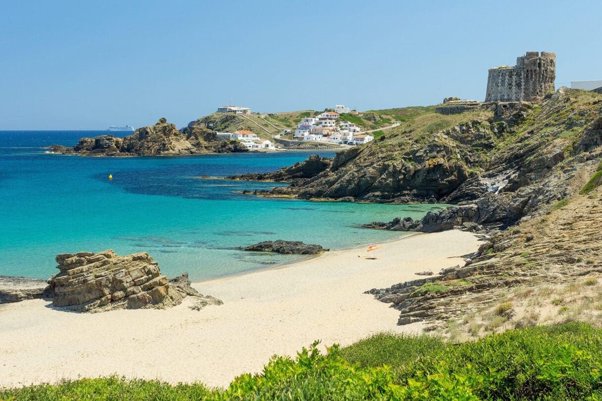 sa mesquida beach menorca