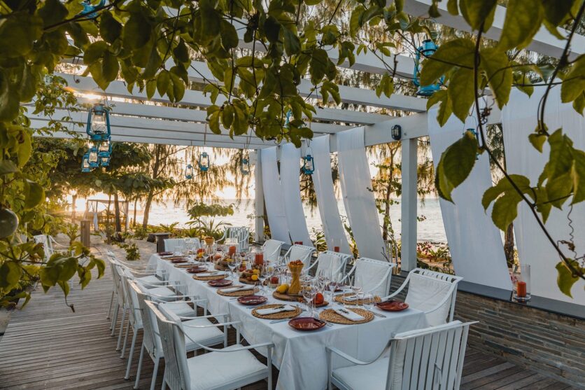 thanda island dinner terrace