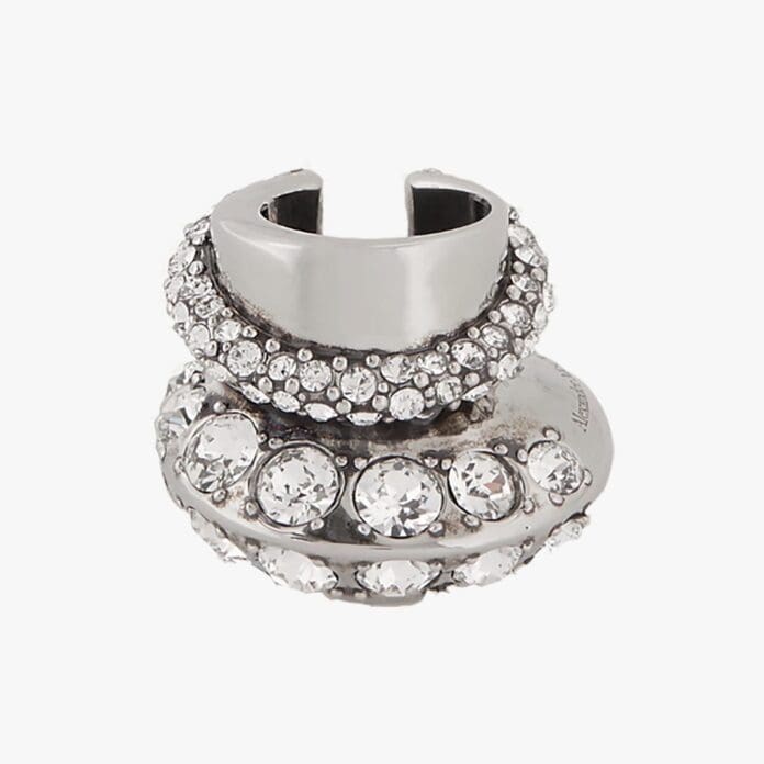 Alexander McQueen silver-tone ear cuff
