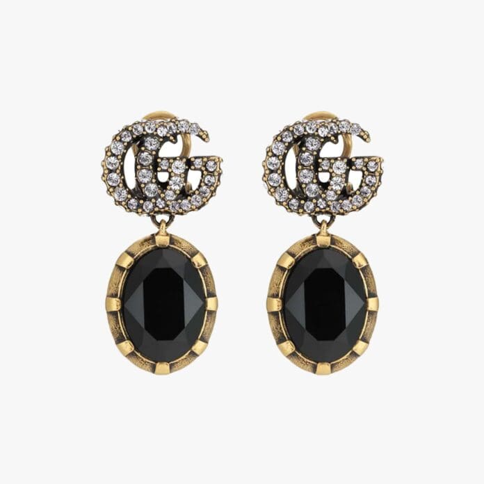 Gucci crystal-embellished earrings