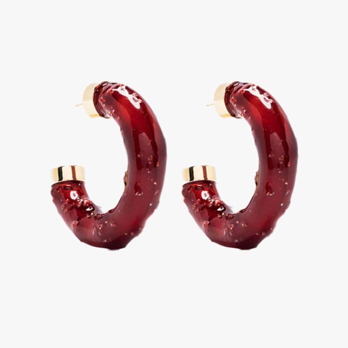 Jacquemus Les créoles Confiture hoop earrings